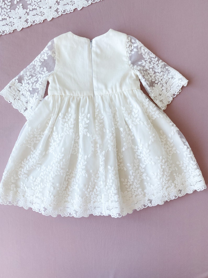 Christening gown Baptism dress Baptism gown Baby blessing dress Christening dress for baby girl image 10