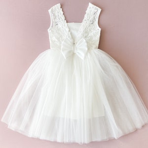 Flower girl dresses, tulle flower girl dress, toddler flower girl dress, lace flower girl dress