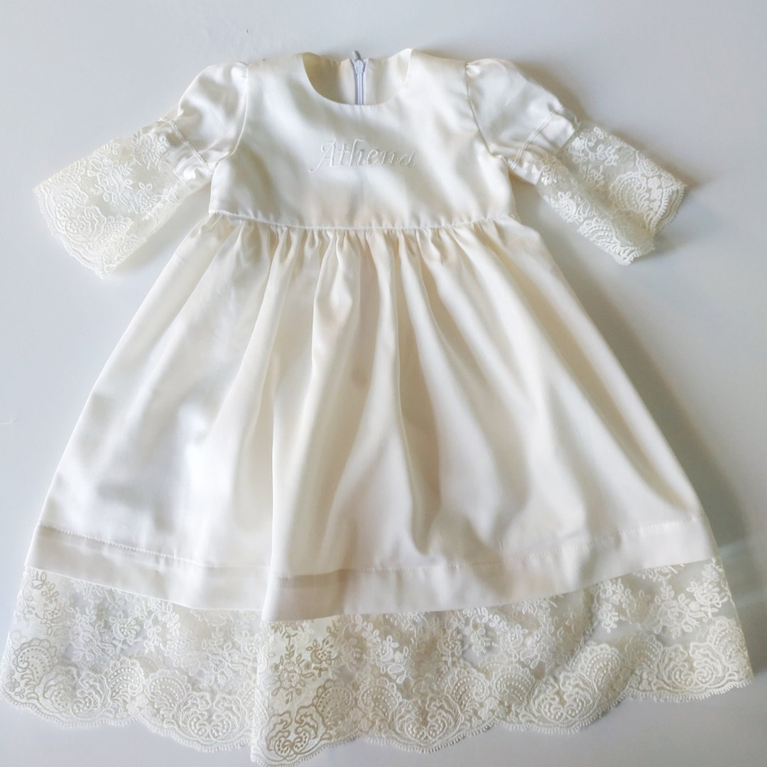 Christening Dress for Baby Girl Baptism Dress Baptism Gown - Etsy