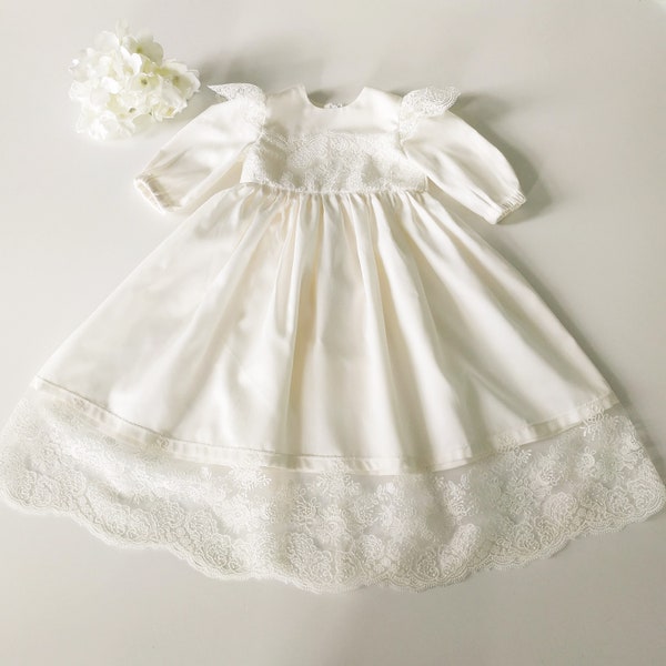 Vestido de bautismo para niña, vestido de bendición para bebés, vestido de bautizo, vestido de bautizo