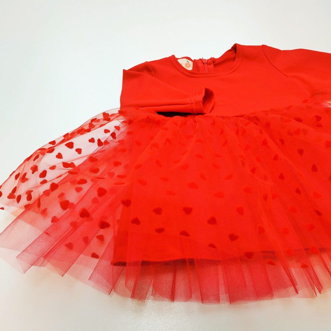 Red lace dress baby girl dresses red flower girl dress Etsy