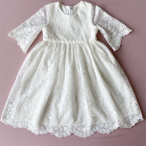 Baptism dress, christening gown, baptism dress for baby girl, infant baptism dress, blessing baby dress Bild 6
