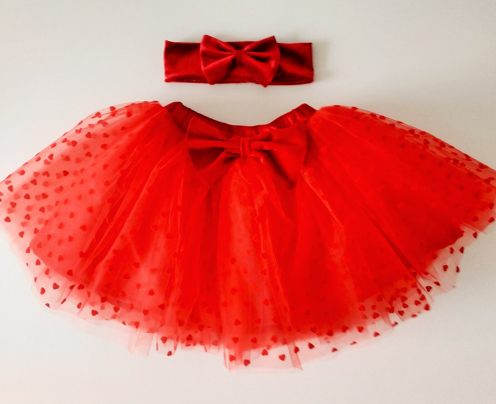 Red Tulle Skirt Baby Girl Gift Baby Girl Red Outfit Etsy