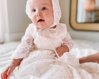 Baptism dress, christening gown, baptism dress for baby girl, infant baptism dress, blessing baby dress