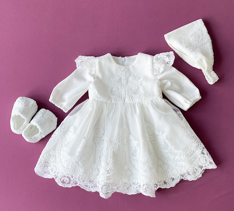 Baptism Baptism Girl Hat Christening for Baby Etsy