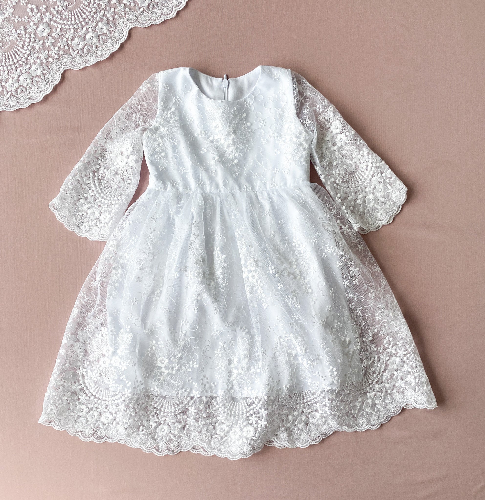 3t Toddler White Lace Dress - Etsy