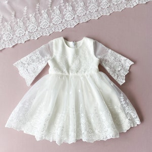 Lace Baptism Dress, Baptism Dress for Baby Girl, Christening Dress - Etsy