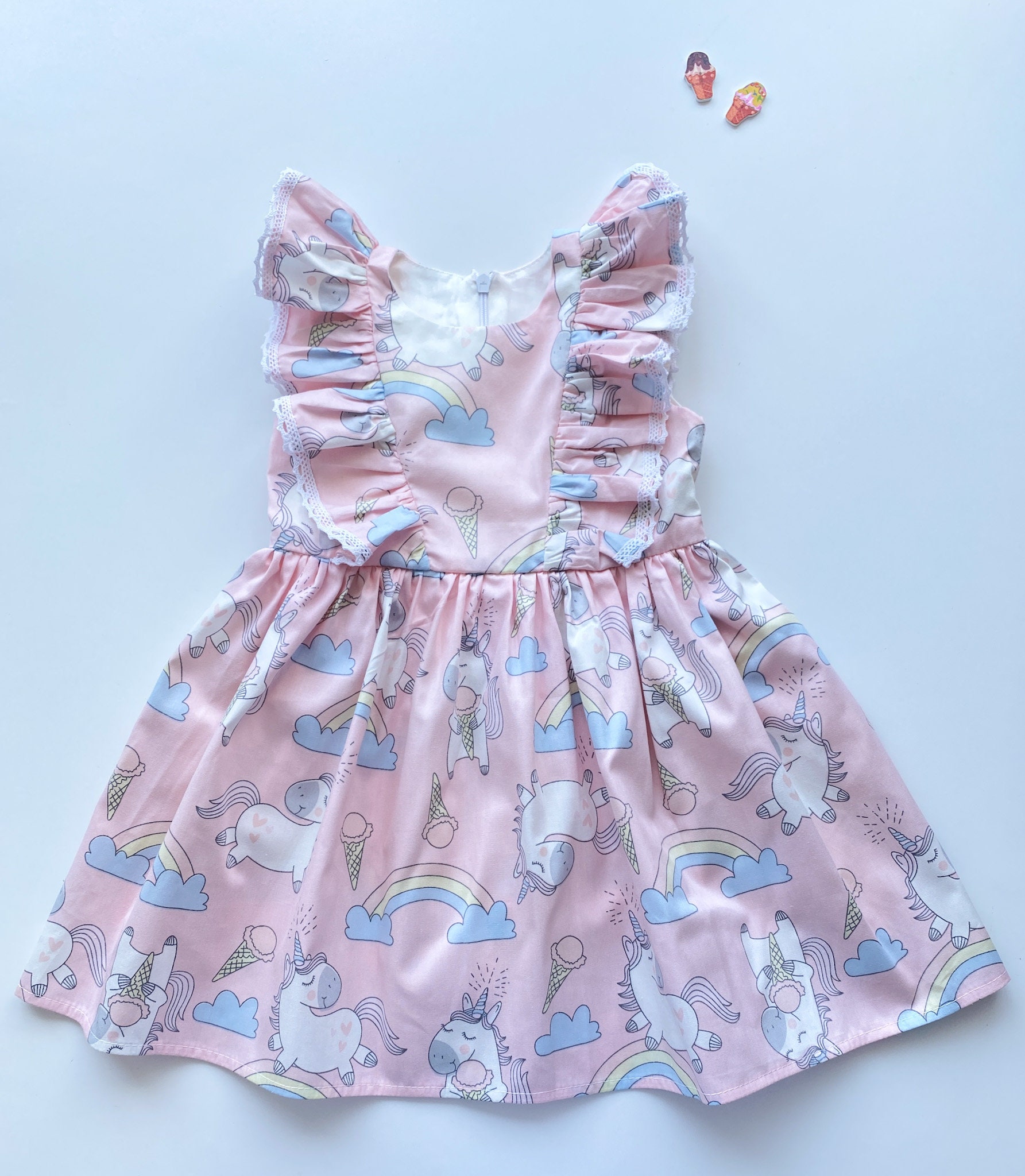 Niña unicornio vestido - Etsy España Niña unicornio vestido - Etsy España