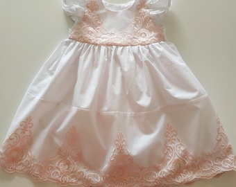 Baptism Dress for baby girl baby blessing dress baby christening dress