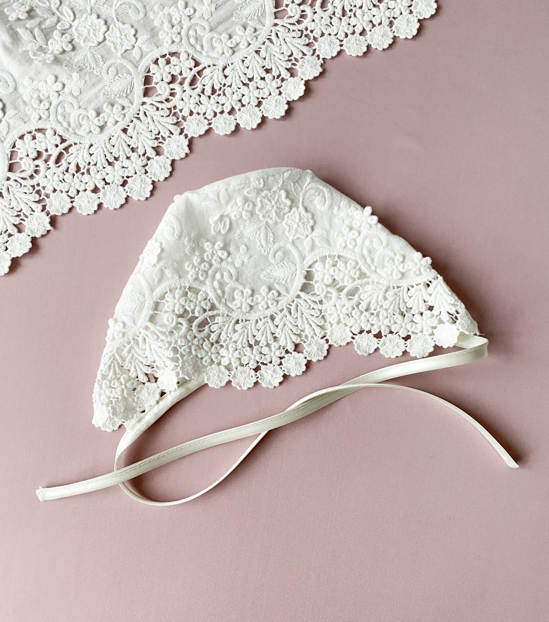 Christening Robe & Bonnet 090 - 3 Months Only main image 1