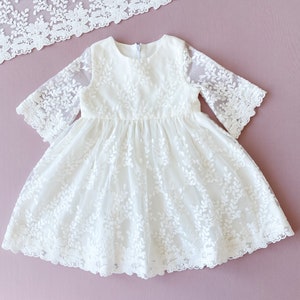 Christening gown Baptism dress Baptism gown Baby blessing dress Christening dress for baby girl image 5