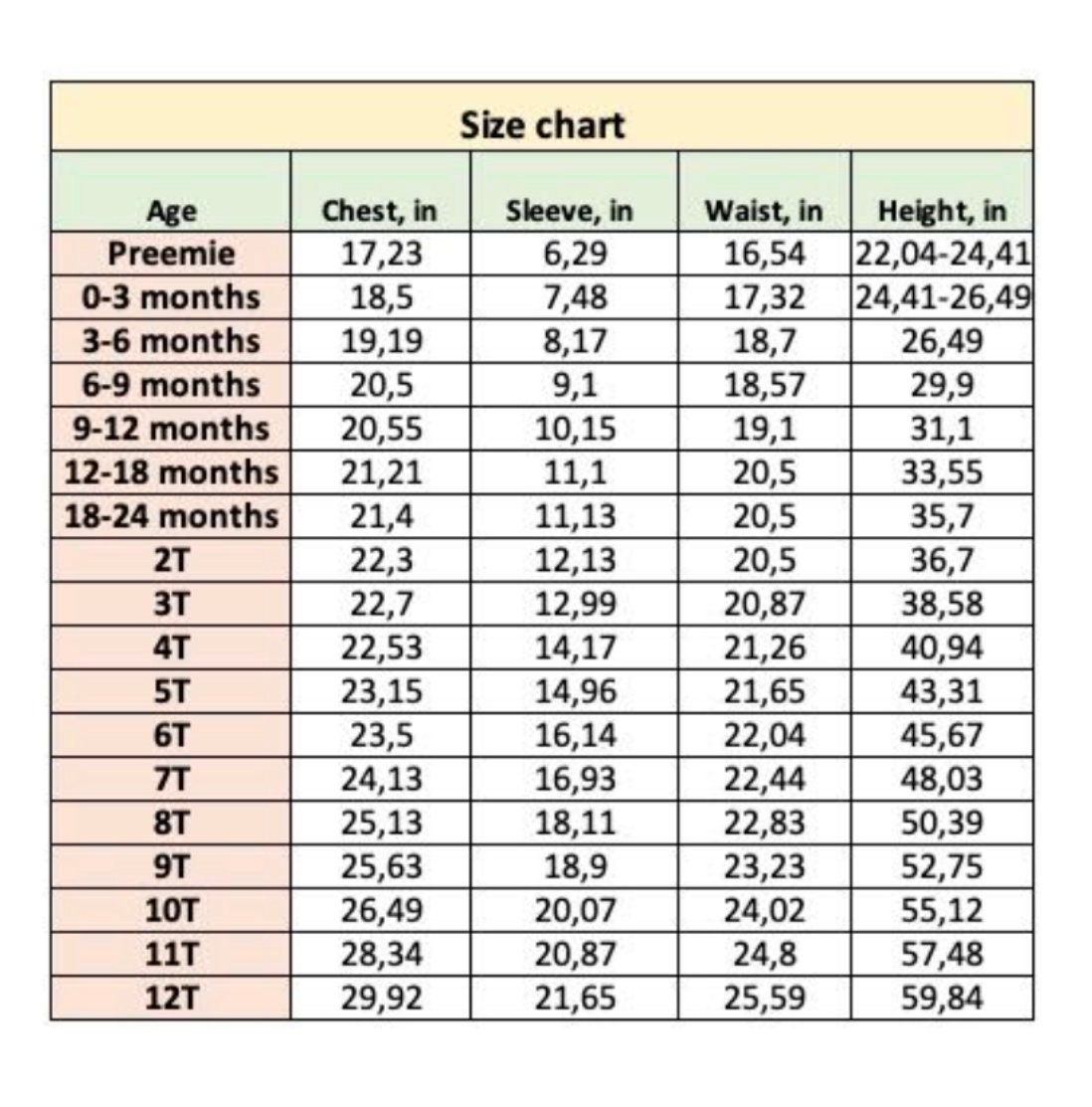 9t shoe shop size age