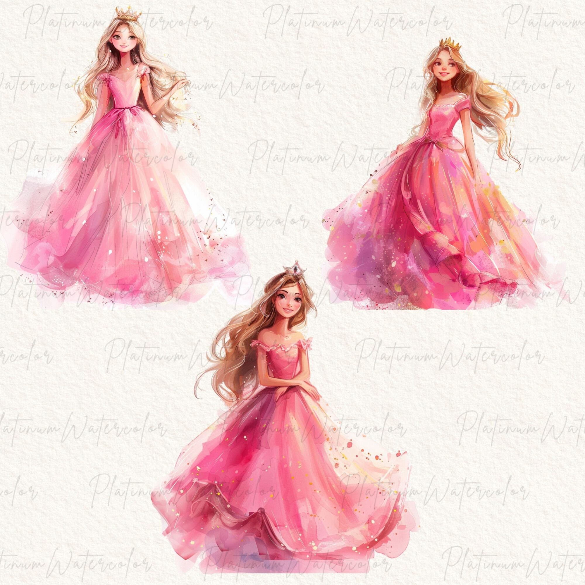 Pink Princess, Princess Clipart Png, Birthday Princess Png, Fantasy ...