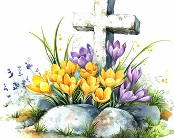 Christian Cross png, Ideal for Religious Projects, Transparent Background.