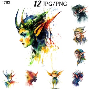 Transparent Elf PNG for Commercial Use - Instant Digital Download
