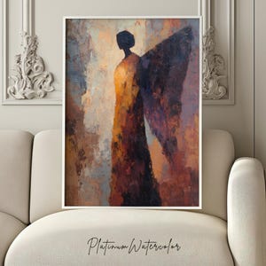 Beautiful Guardian Angel Art: Instant Digital Download for Your Spiritual Sanctuary.