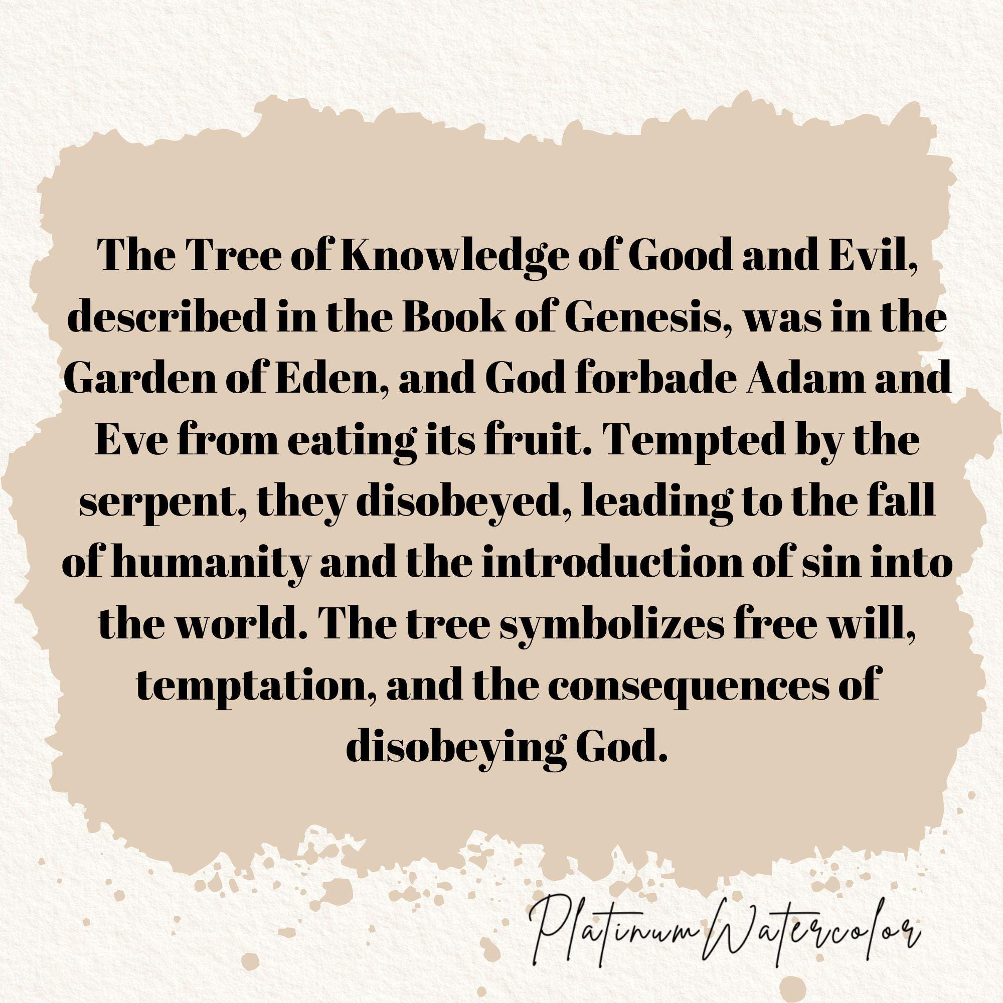 Control Over Knowledge Evil 7 Tree of Knowledge of Good and Evil Cliparts, Old Testament Cliparts ...