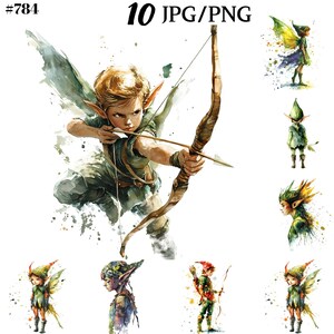Cheerful Elf PNG with Transparent Background - Perfect for Digital Crafting