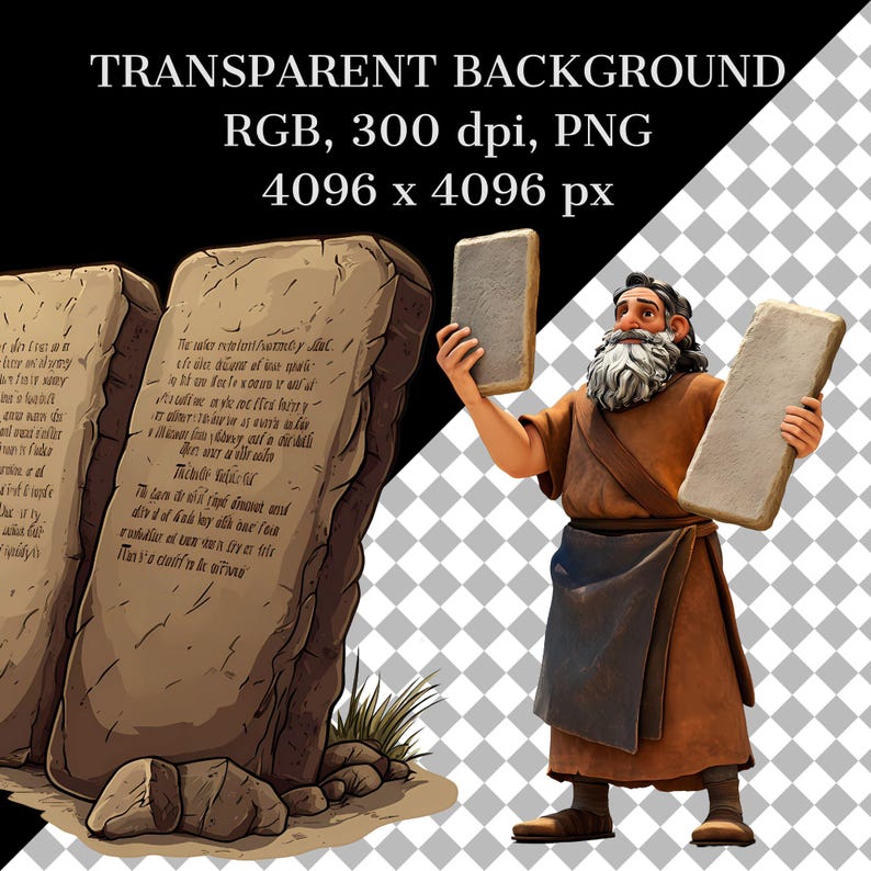 16 Two Tablets of Theten Commandments Cliparts, Old Testament Bible ...
