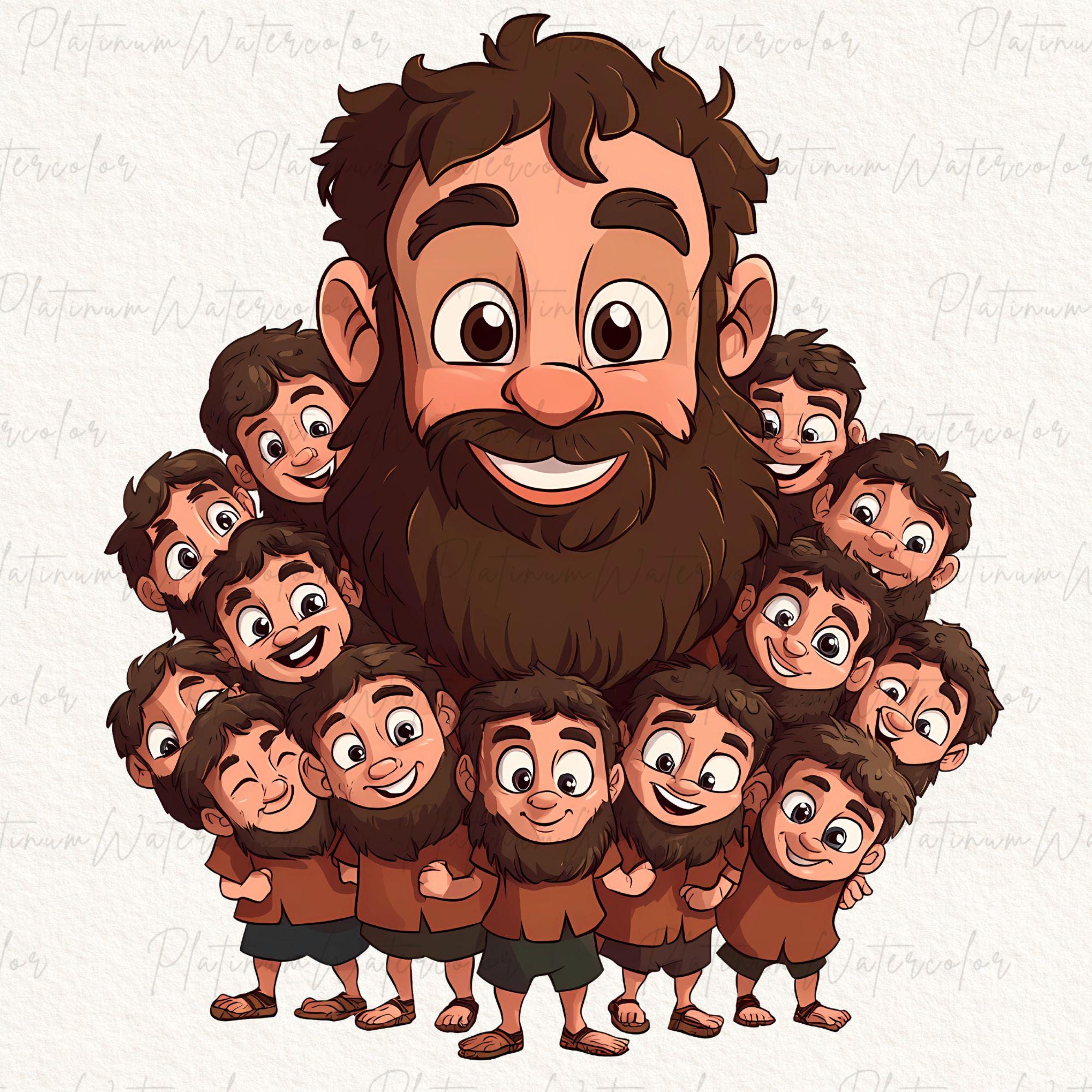 Israeli Characters 6jacob (israel) Biblical Characters Clipart, Bible Study, Transparent ...