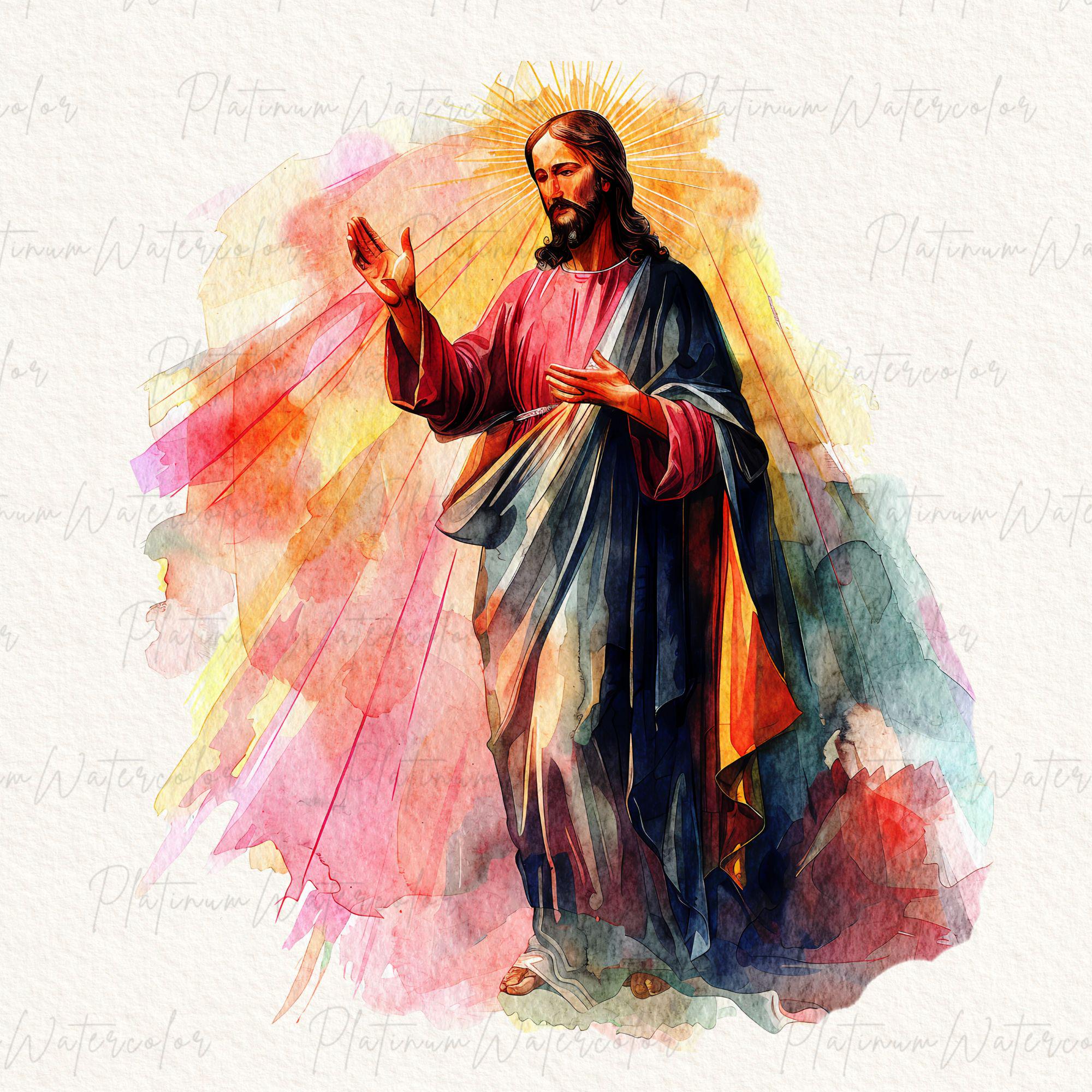 Jesus PNG Clipart Bundle, Christian PNG, Transparent Background ...