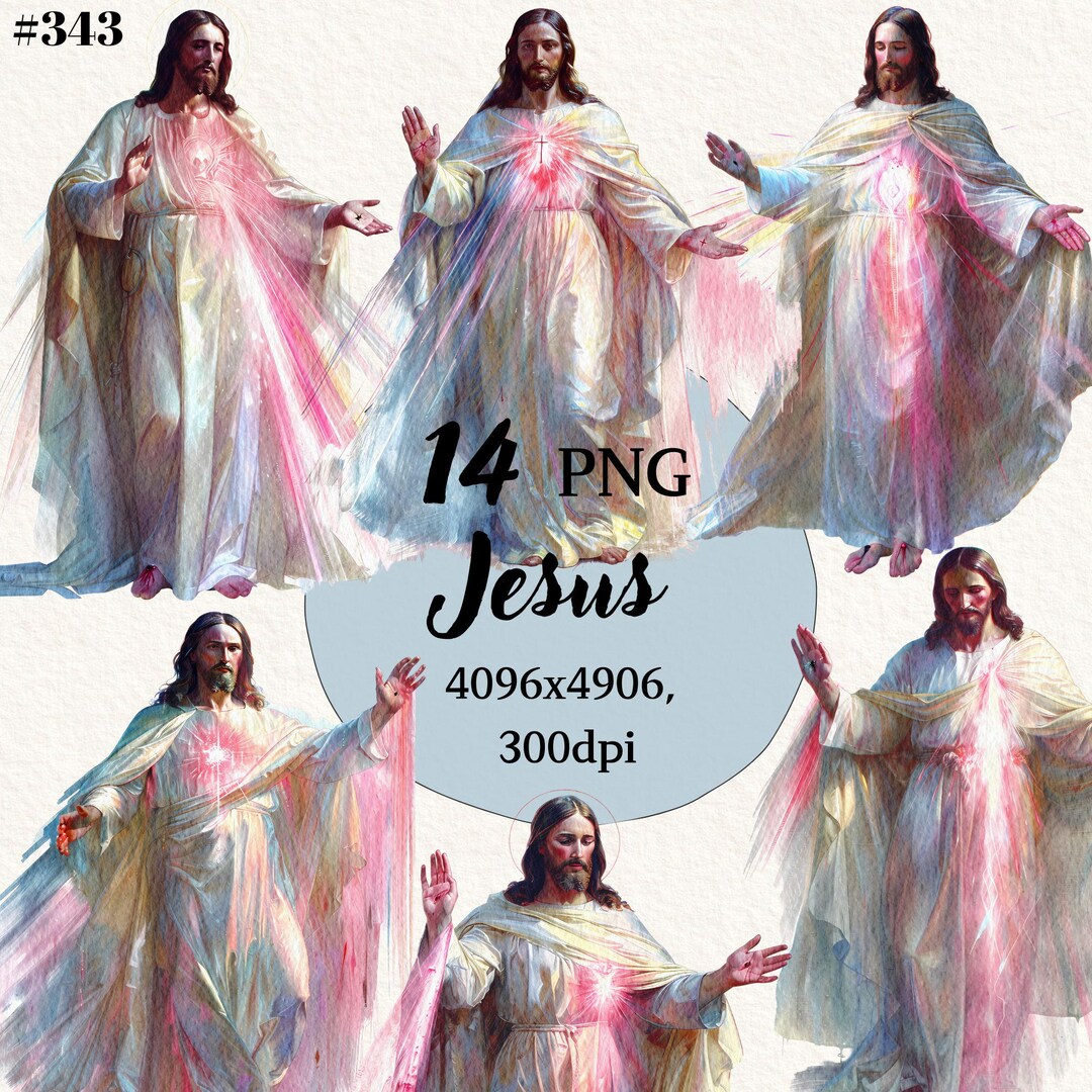 Watercolor Jesus PNG Clipart Bundle, Armor of God PNG, Transparent ...