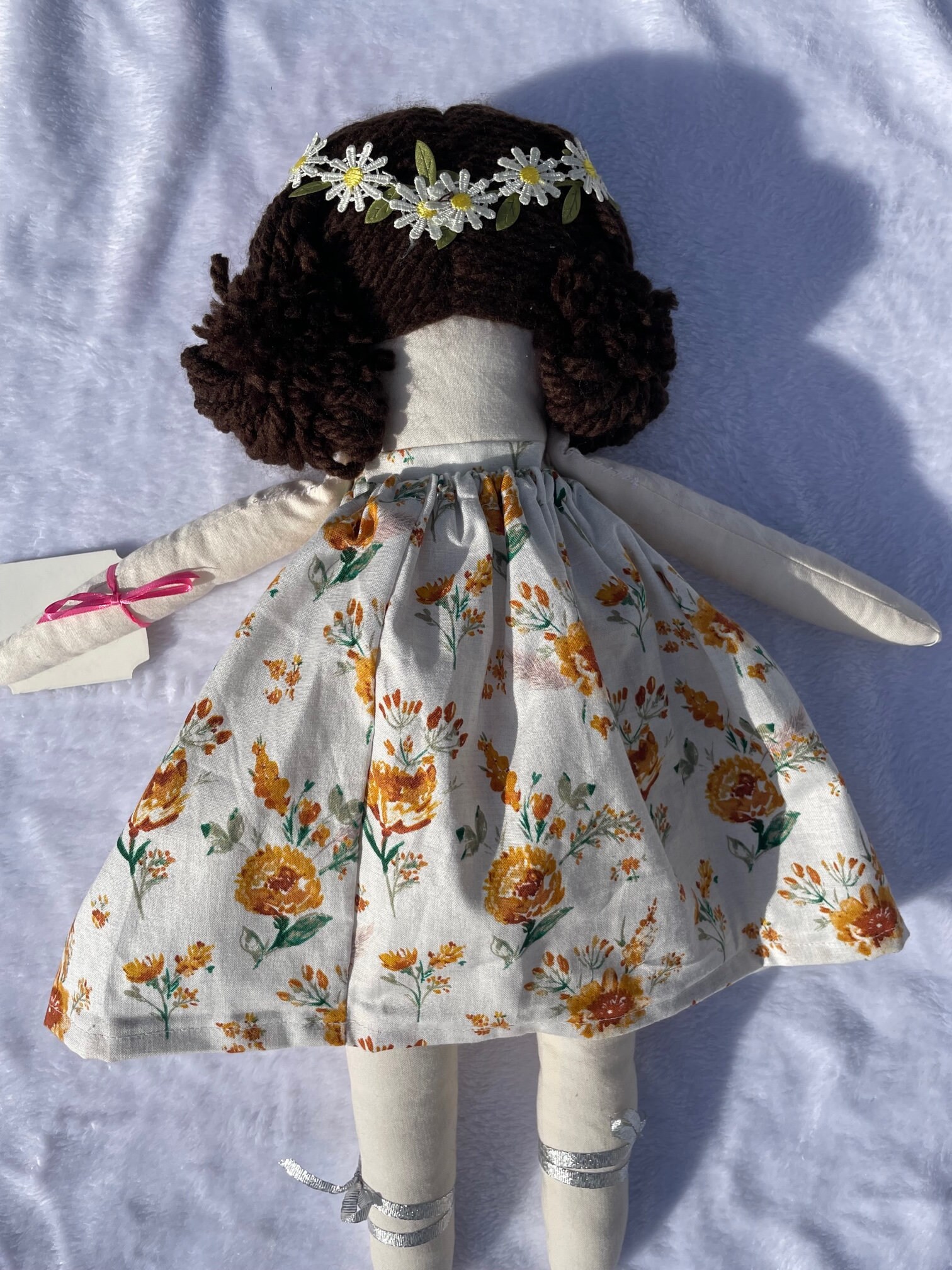 Heirloom Cloth Doll, Yarn Hair, Open Eyes Etsy