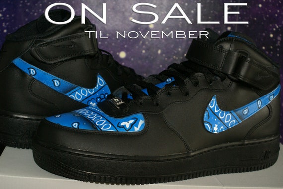 air forces with blue bandana