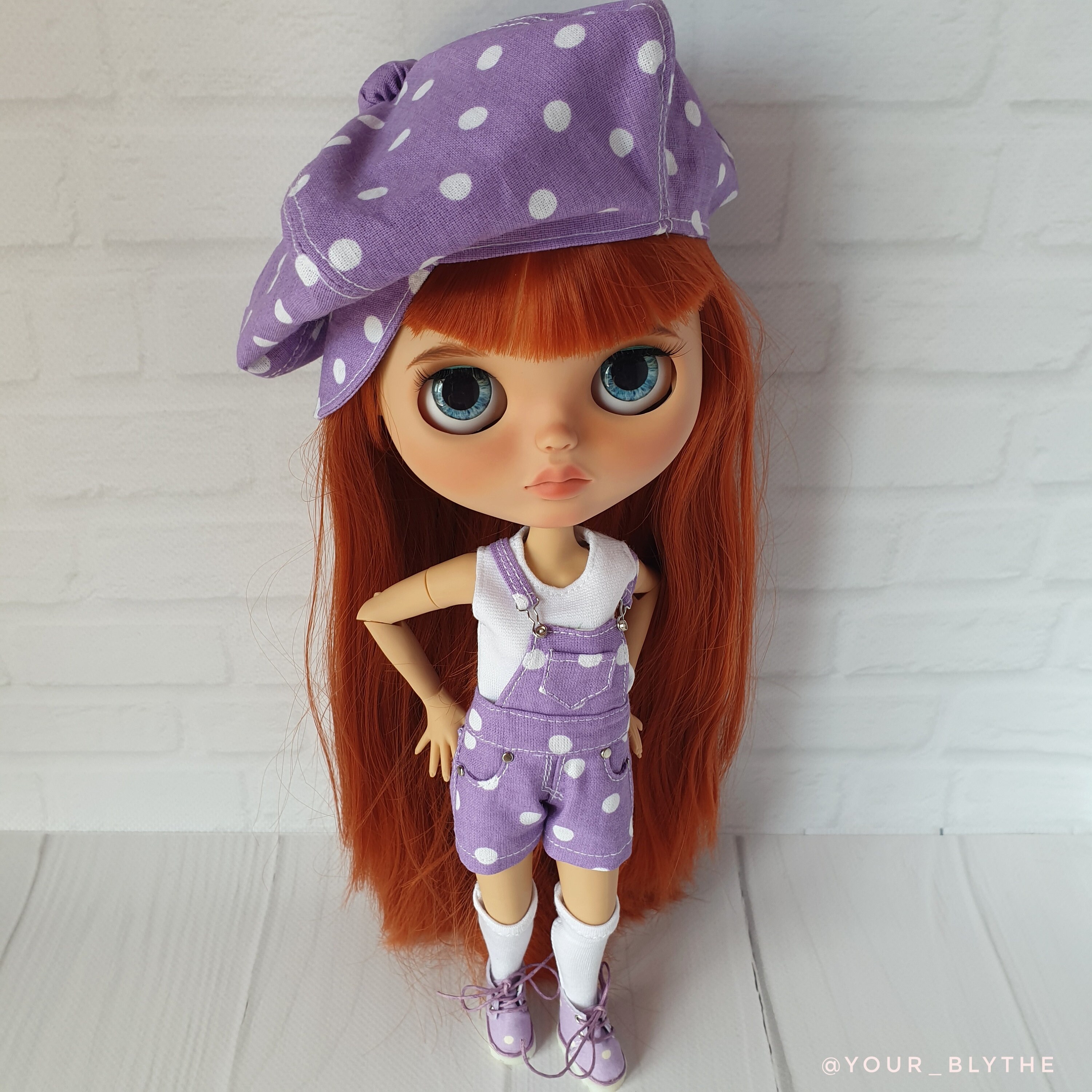 Custom Blythe Puppe mit roten Haaren Blythe Puppe mit Etsy