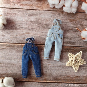Denim Overalls for Middie Blythe Romper middie Jeans clothes for middie blythe Denim for Middie Blythe outfit t-shirt for middie blythe