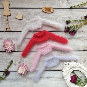 Haut court en tricot Blythe, pull blythe, vêtements Blythe, tenue blythe, kit blythe, t-shirt Blythe, vêtements de Noël blythe, chemisier blythe