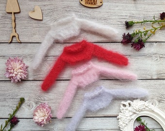 Blythe short knitted top, blythe sweater, Blythe clothes, blythe outfit, blythe kit, Blythe t-shirt, blythe Christmas clothes, blythe blouse