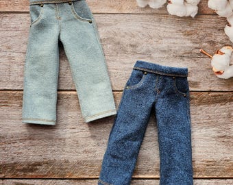 Vaqueros para muñeca Paola Reina de 13"