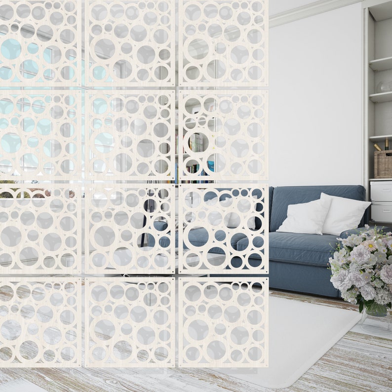 Privacy Screen Eco Interior Partition Decorative Screen Etsy