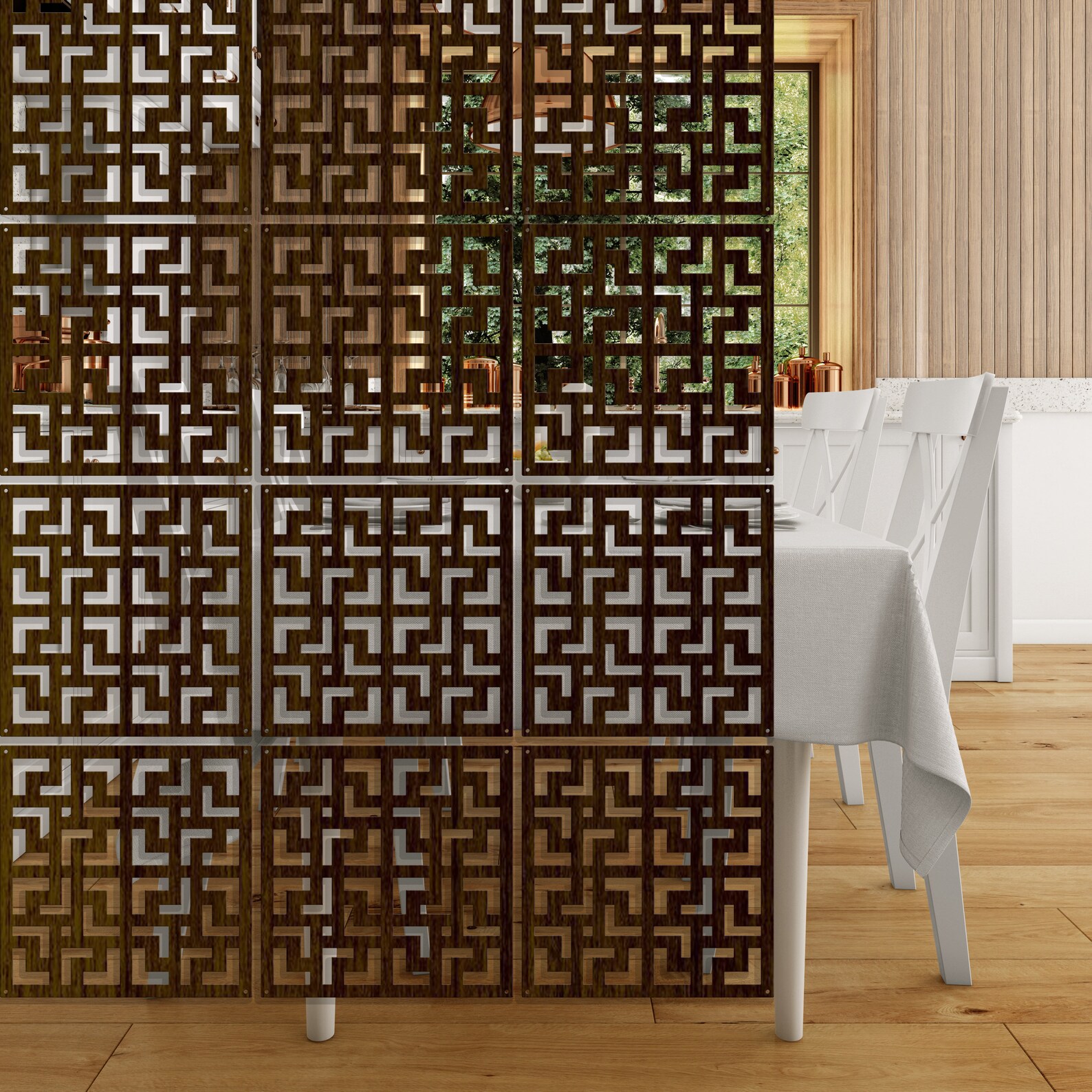 Wooden Room Divider Room Separator Divider Modular Wall Etsy