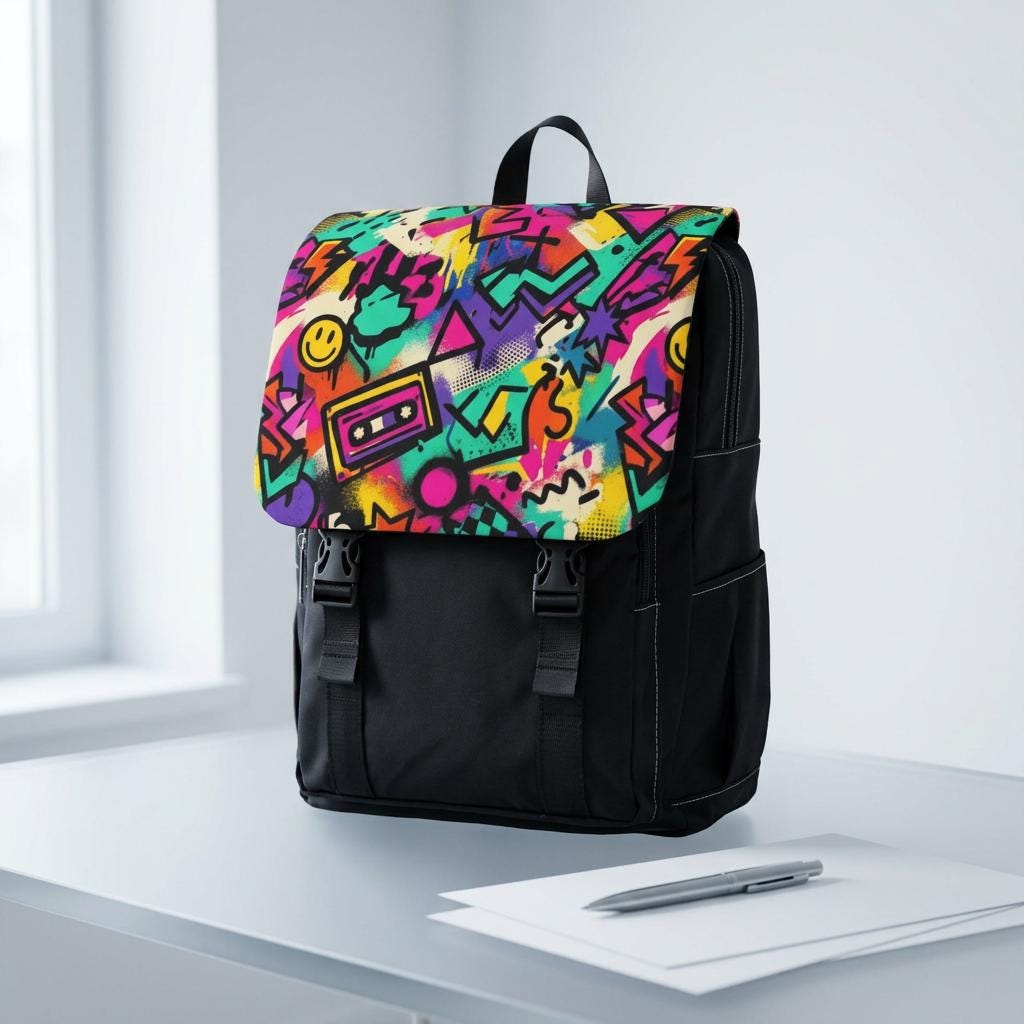 beetlejuice striped never trust the living mini backpack Icons Color:Homemade Wine WFS 324 - Fly Features Faux leather (polyurethane) FY2026.42