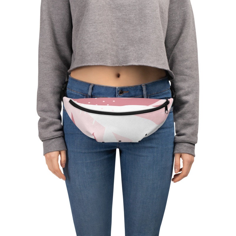 Pink Pastel Polka Dot Fanny Pack Pink Summer Belt Bag Light Waist Bag Hip Pack Etsy
