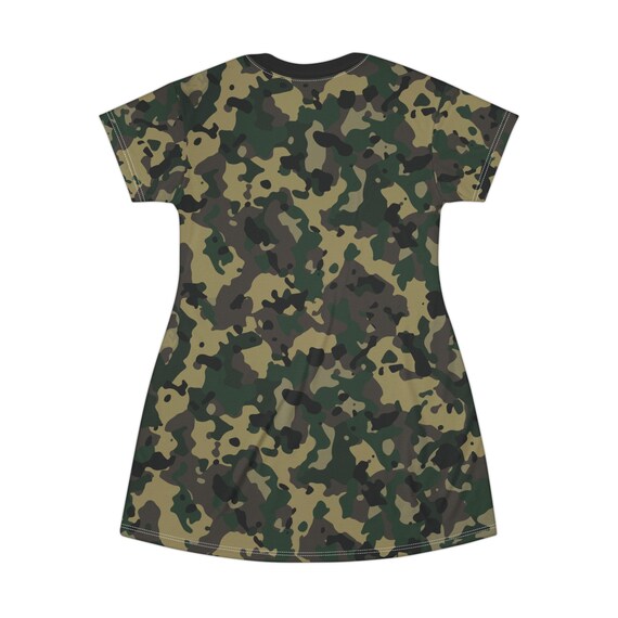 army green camouflage dress T-shirt Dress: Casual Summer Wear womens sleeveless maxi dress
