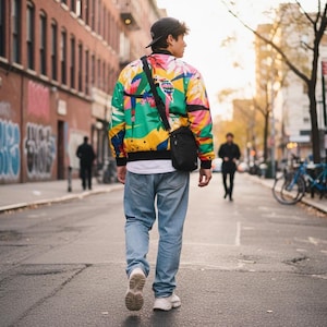 Festival Parrot Bomber Jacket Unisex, Vibrant Jungle Zip-Up, Colorful Rave Windbreaker, Funky Bird Print, Coachella Streetwear