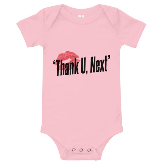 Thank U Next Short Sleeve Baby One Piece Ariana Grande Baby Bodysuit Etsy