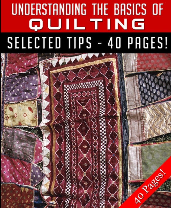 Understanding the basics of quilting Etsy.de