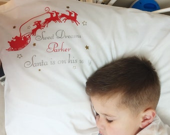 Kids name pillowcase | Etsy Personalised Childrens Pillowcase