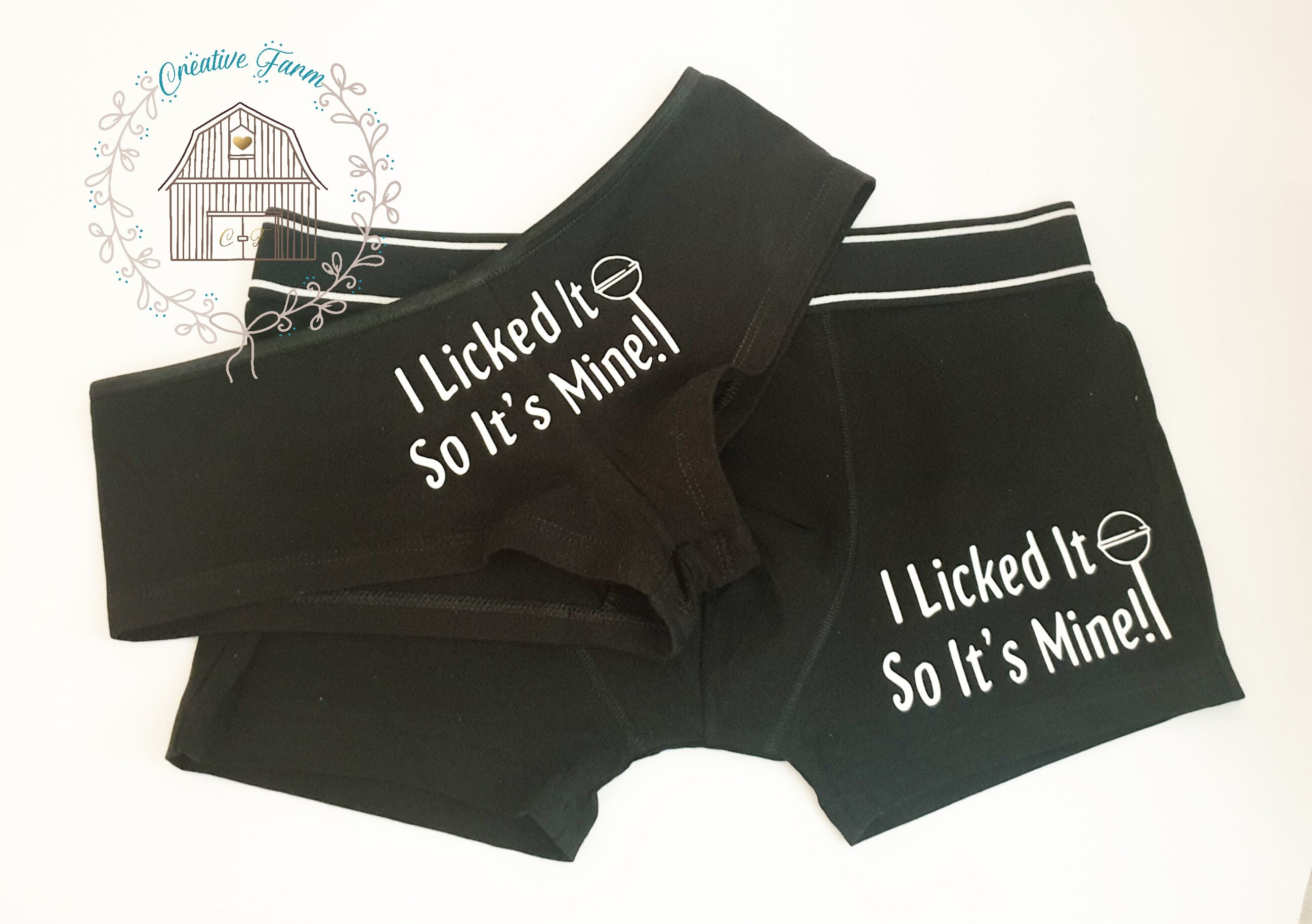 Couples Novelty Underwear Set Gift for Him and Her Matching Etsy