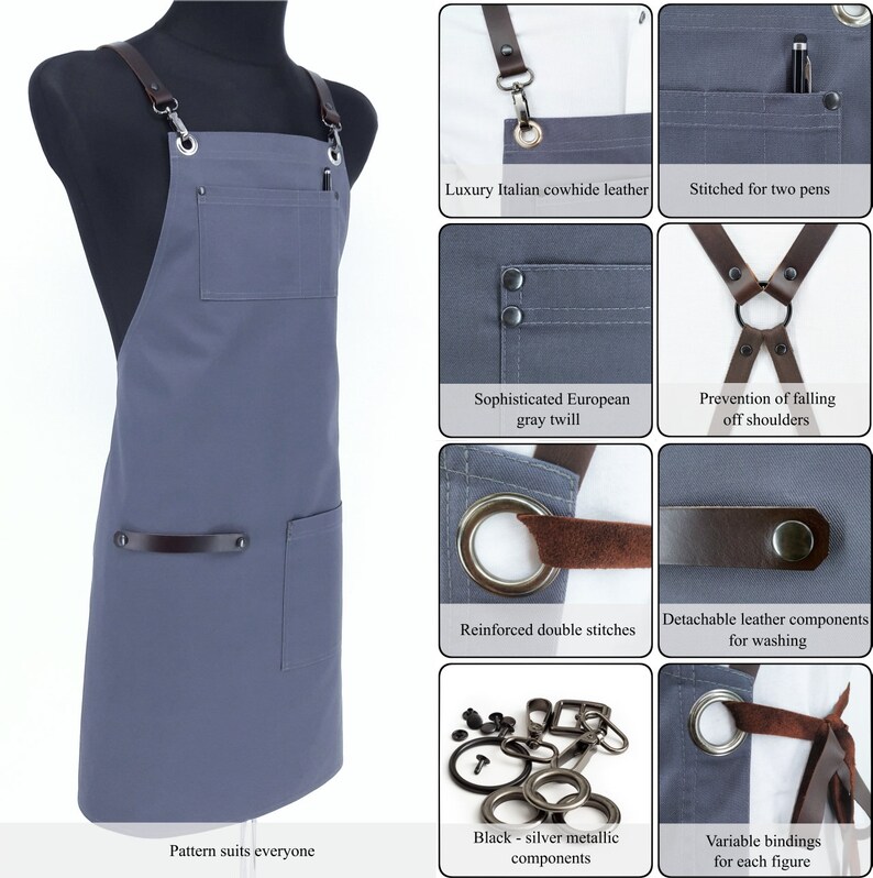 Barista APRON / Apron for Bartenders / Personalized Apron Etsy