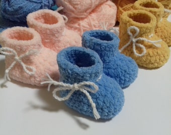 gehäkelte Babyschuhe neue Babyschuhe neues Baby Geschenk 0-3 Monate