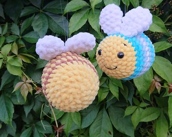 Bee crochet bee amigurumi bee plush bee handmade toy bumblebee