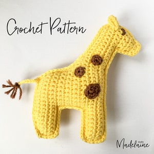 Crochet pattern giraffe baby present