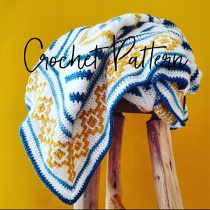 Ocean View Blanket Crochet Pattern