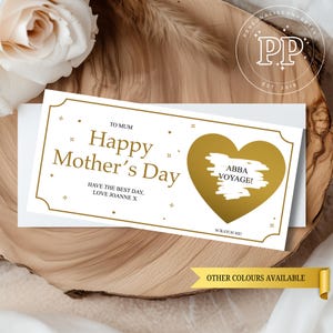 Carte à gratter fête des mères, carte cadeau personnalisée fête des mères, carte pour maman, grand-mère, grand-mère, belle-mère, comme une maman, carte à gratter surprise fête des mères