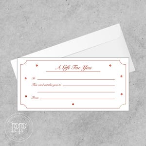 Chèque-cadeau personnalisé, Chèque vierge à écrire soi-même, Carte-cadeau personnalisée, Chèque-cadeau, Chèque-expérience personnalisé, Billet surprise
